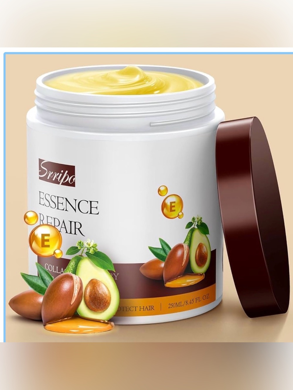 Avocado Hair Mask - Yellow Cream